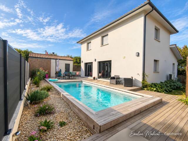 CENON – Maison 2022 DPE A/A – 127 m² – 4 chambres + bureau – Piscine – Garage — photo du bien
