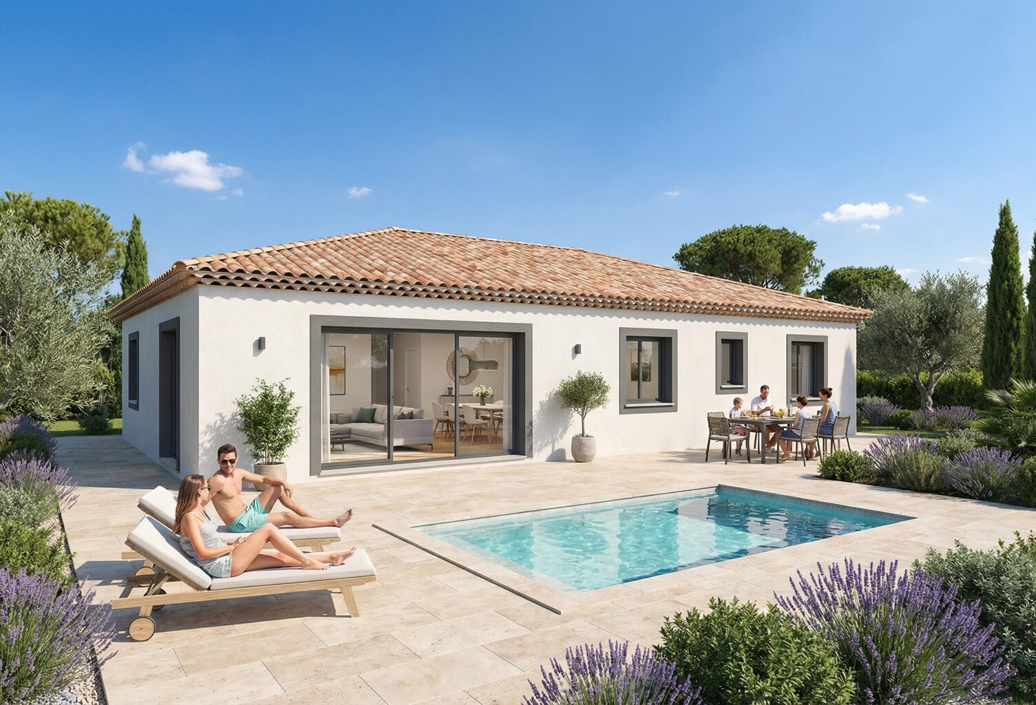 Vente maison à construire 120 m² Saint-Maximin-la-Sainte-Baume (83470) — photo 1