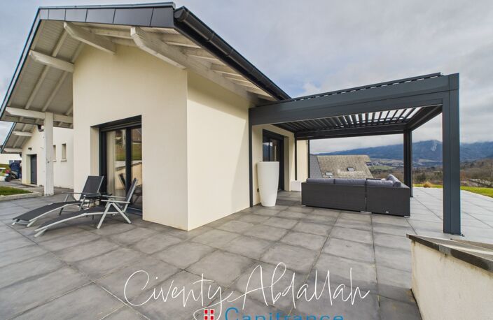 FILLIERE (74) Villa contemporaine avec vue panoramique & terrain construuctible – Opportunité rare proche d’Annecy — photo 3