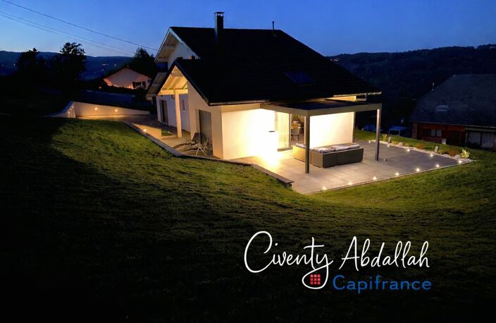 FILLIERE (74) Villa contemporaine avec vue panoramique & terrain construuctible – Opportunité rare proche d’Annecy — photo 4