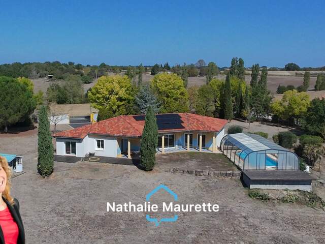 Toulouse 35 min, Roquemaure, villa d’architecte T7, 174 m², garage de 46 m², terrain 7500 m² — photo du bien