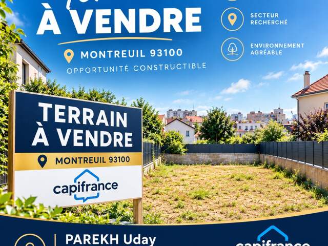 Terrain de 164 m² – Projet R+2 – À 5 min du métro ligne 11 — photo du bien