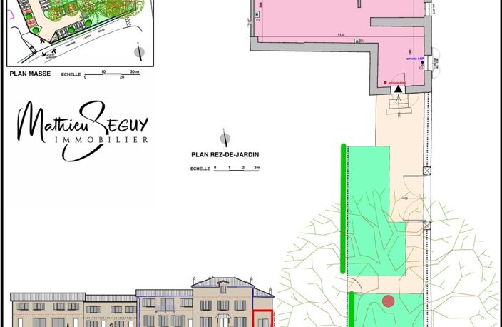 GREZIEU LA VARENNE plateau appartement T3 de 63,59 m² avec jardin de 86.41 m² avec 2 stationnements — photo 3