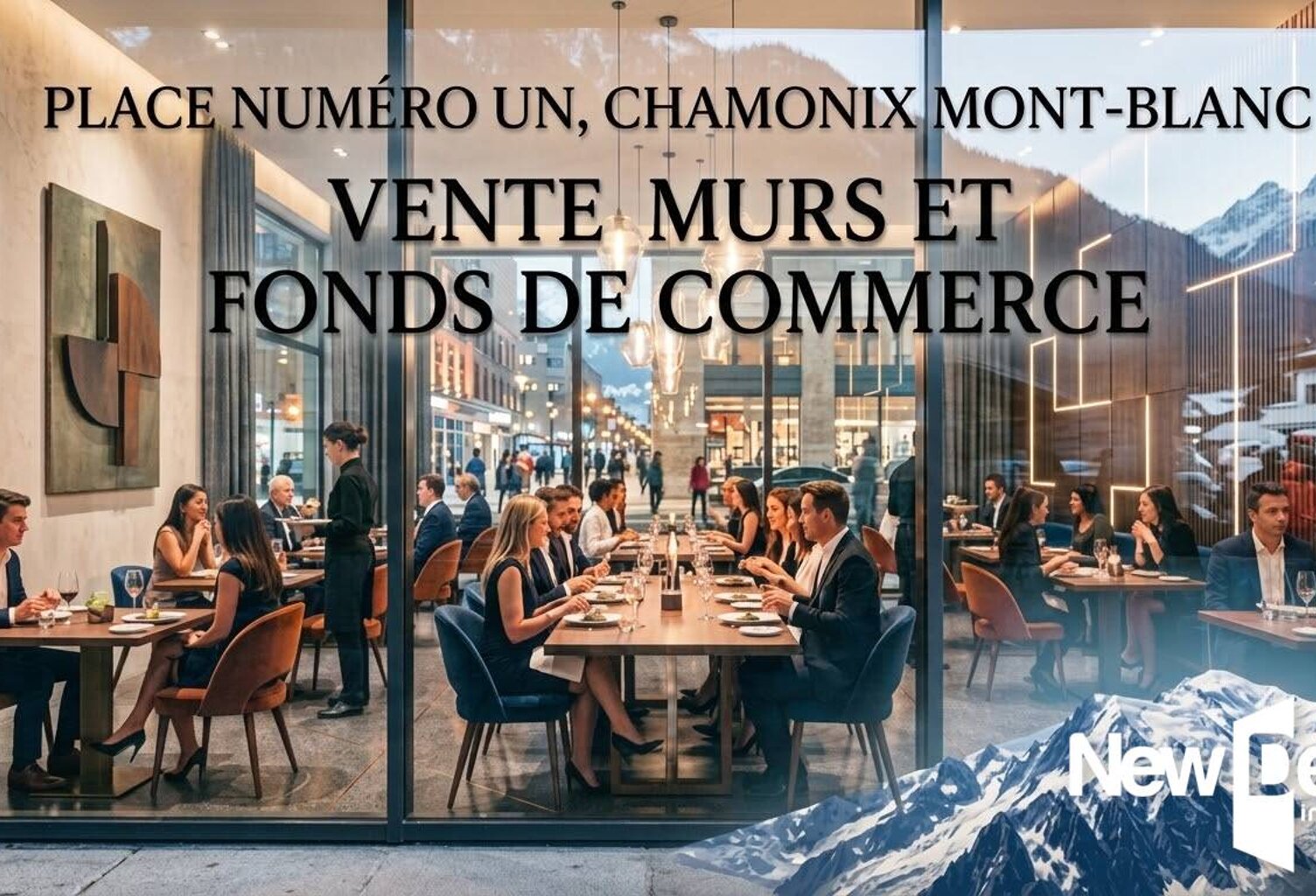 CHAMONIX MONT-BLANC - FORT POTENTIEL MURS ET FDC TOUS COMMERCES BATIMENT 3 NIVEAUX + CHALET HABITATION - Place numéro 1 — photo 1