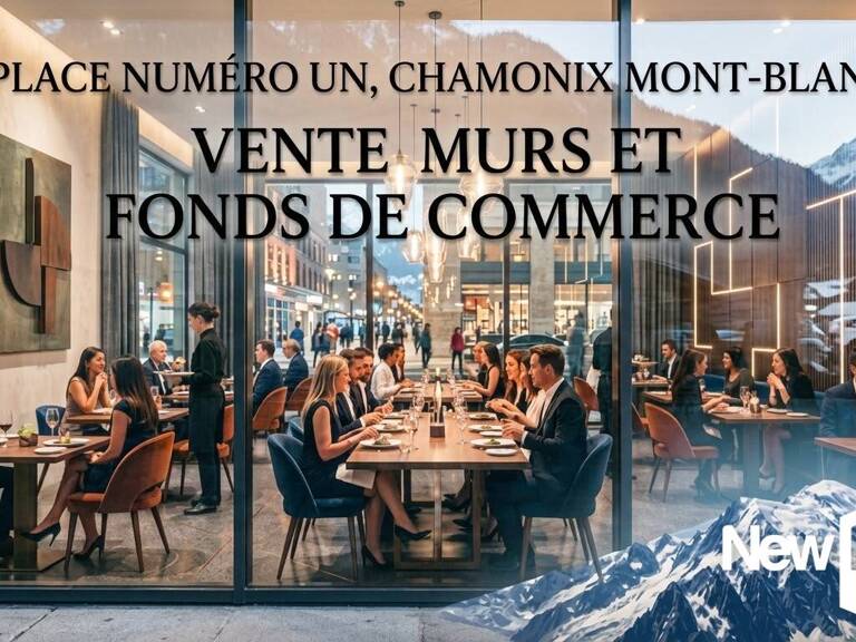 CHAMONIX MONT-BLANC - FORT POTENTIEL MURS ET FDC TOUS COMMERCES BATIMENT 3 NIVEAUX + CHALET HABITATION - Place numéro 1 — photo 1