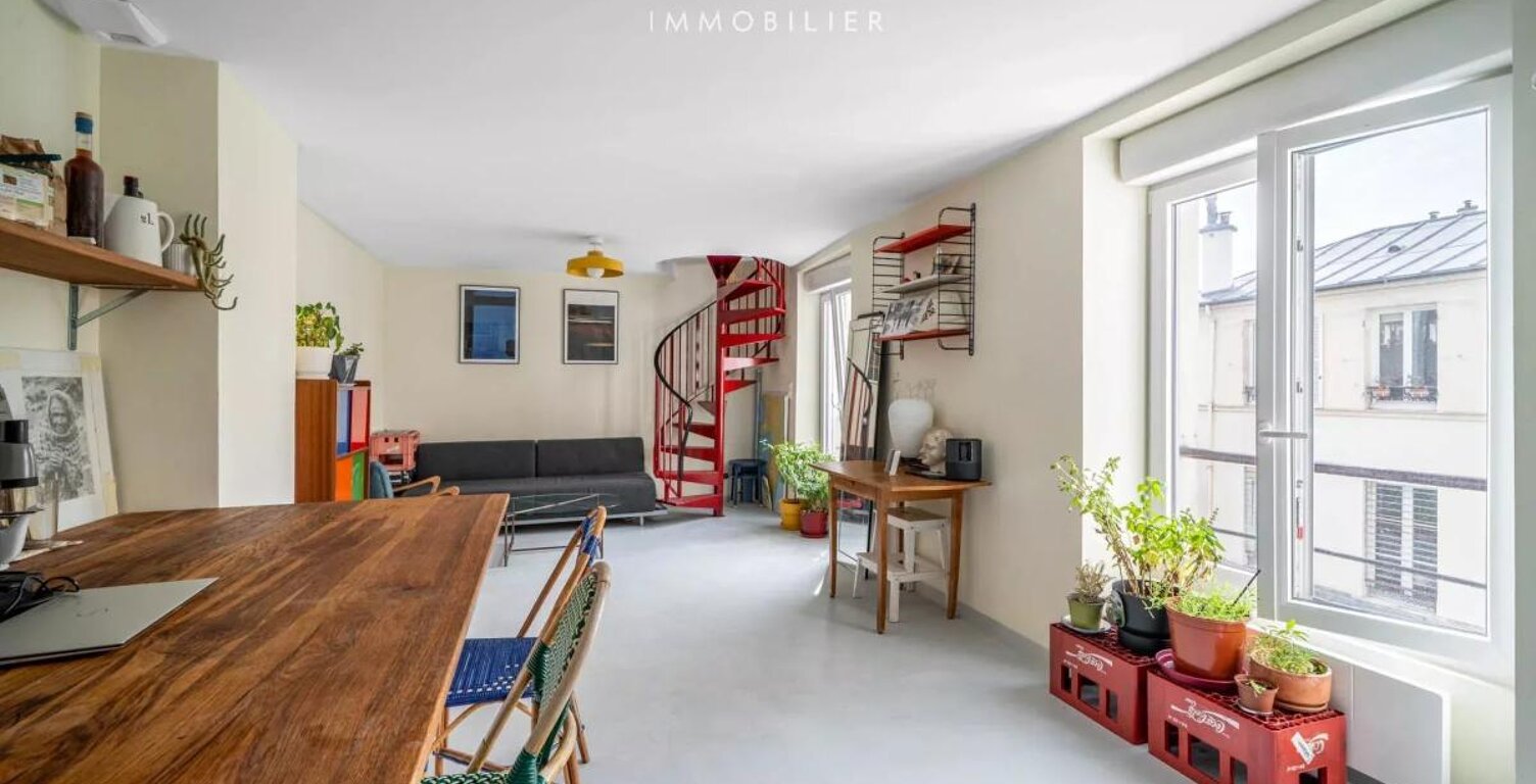 Paris XIVème - Gaité : Duplex 50m2 au calme absolu — photo 1