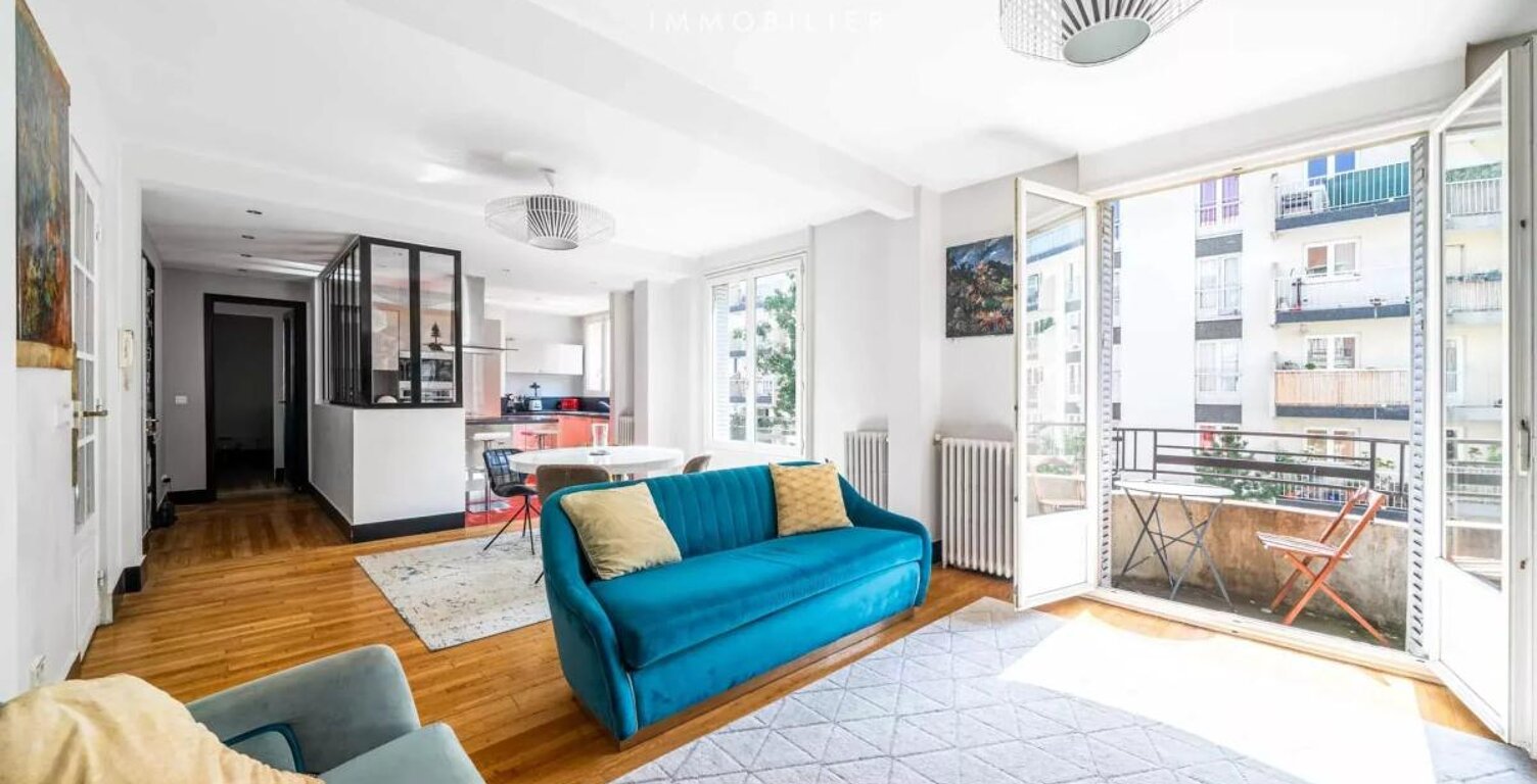 Paris XIVe – Quartier Mairie: | Appartement familial avec quatre chambres : — photo 1