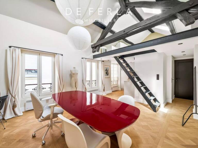 PARIS XVe - RUE DOMBASLE - LE CHARME D'UNE PETITE MAISON SOUS LES TOITS — photo 1