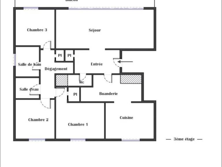 Appartement 4 pièces 86 m² Paris 15ème Necker — photo 1