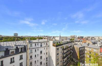 PARIS 20 - Quartier Saint-Lambert - Rue Chambery - Magnifique deux pièces au dernier étage avec vue dégagée sur monuments — photo du bien