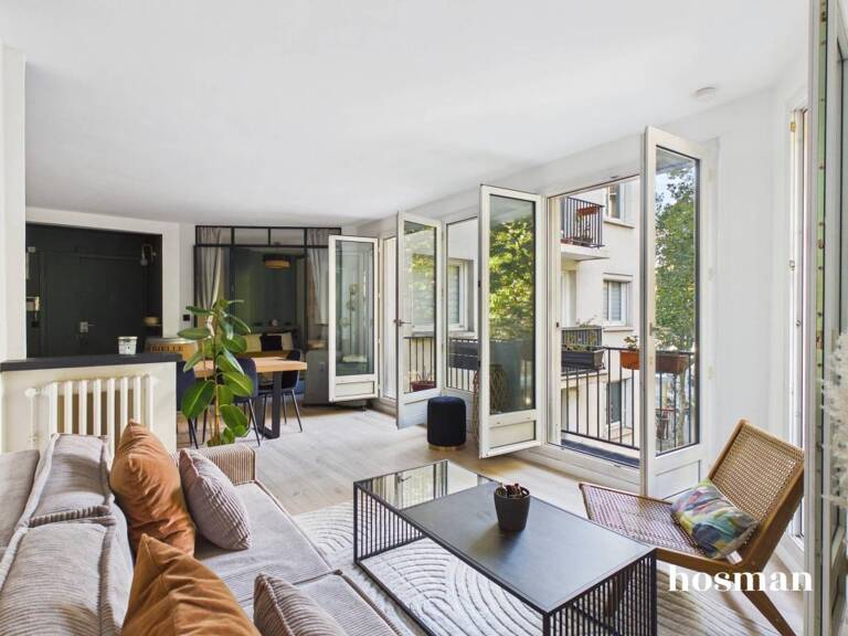 Coup de coeur - 3/4 pièces de 63m² - Entièrement rénové +balcon - rue Belgrand, 20ème arrondissement — photo 1