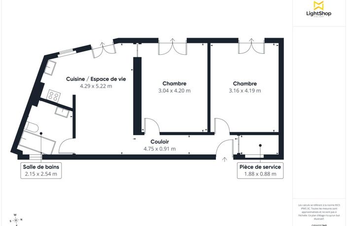 Beau 3 pièces de 57m² - Charme de l'ancien + étage élevé - Rue du Chateau Landon, 10ème arrondissement — photo 3