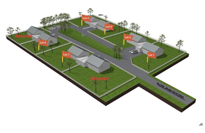 Terrain 823 m² "Jardin des nains" LOT1 — photo 2