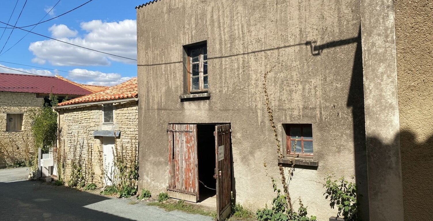 PRIN-DEYRANÇON (79210) , Grange à rénover avec certificat d'urbanisme positif — photo 1