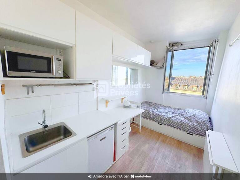 75011 PARIS Marais / République - Chambre de bonne meublée avec ascenseur — photo 1