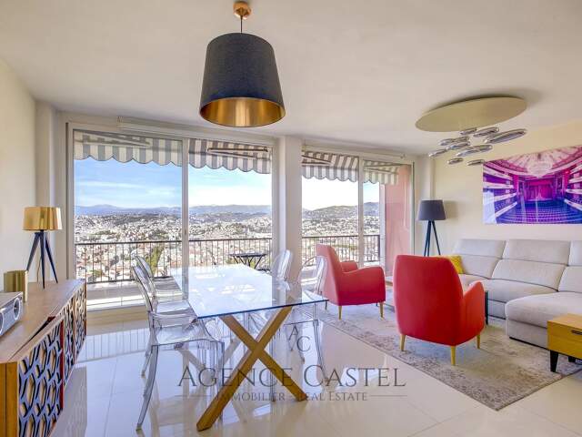 NICE MONT ALBAN - SUPERBE 3 PIÈCES AVEC BALCON ET PARKING — photo du bien