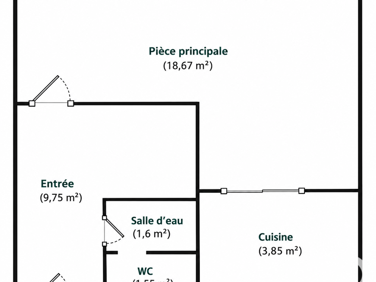 Vente Appartement 1 pièce — photo 1