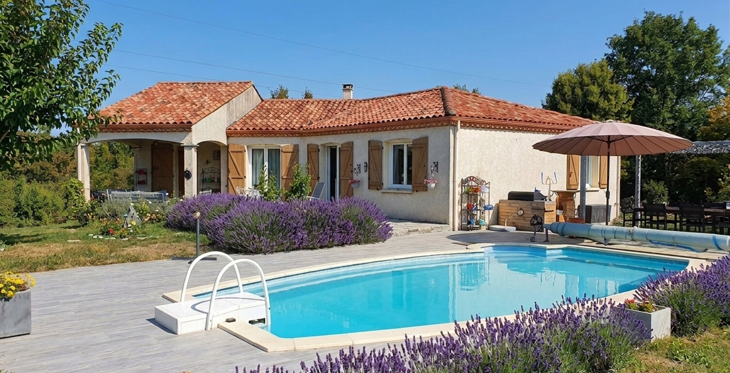 PROCHE LE VIGAN : VILLA PLAIN PIED 3 CHAMBRES SUR TERRAIN 30 — photo 1
