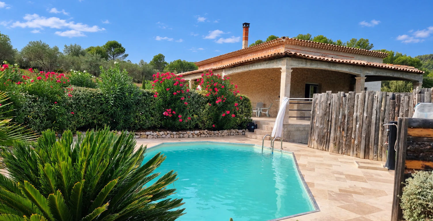 VAR (83) - À VENDRE - SALERNES - Villa atypique avec 5 chamb — photo 1
