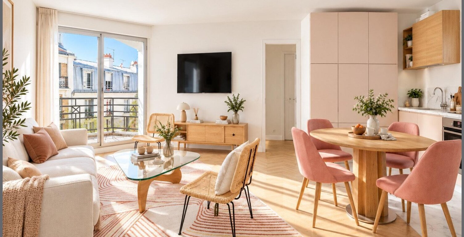 2 pièces avec balcon au 5e avec ascenseur — photo 1