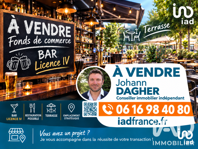 Vente Bar, Brasserie, Tabac 40 m&sup2; — photo du bien