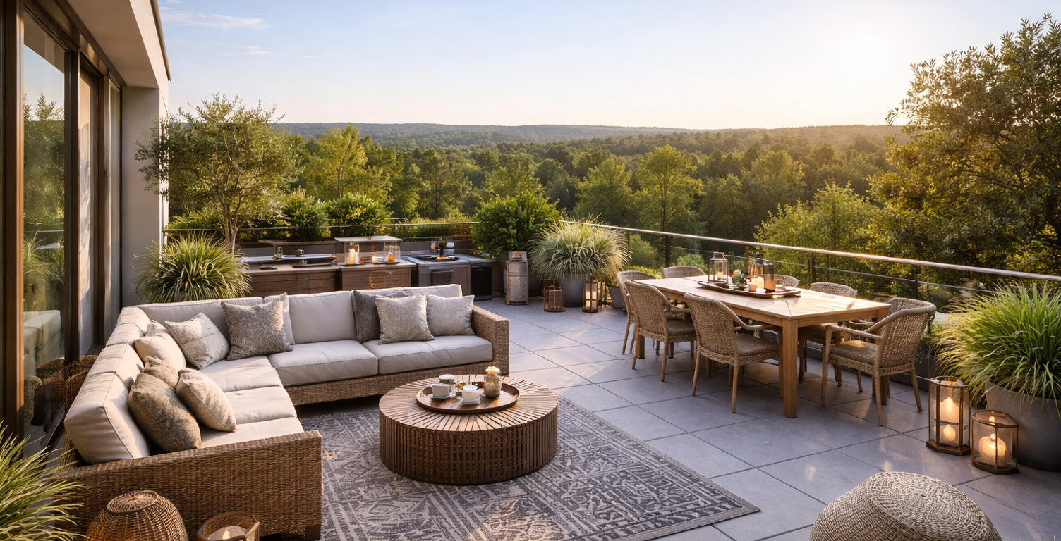 SUPERBE 4 PIECES EN DERNIER ETAGE ! TERRASSE DE 34m² !  — photo 1
