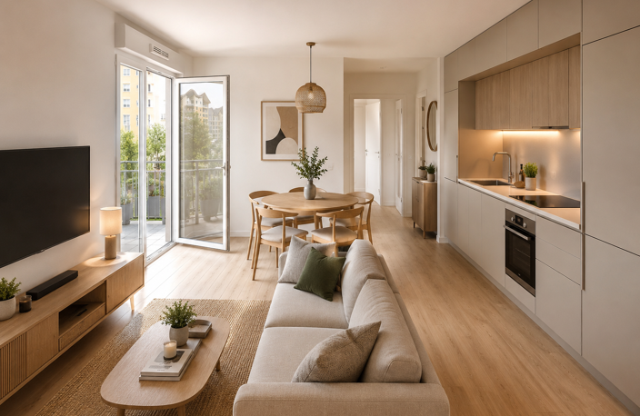 Coup de cœur : T4 neuf avec balcon dans résidence contemporaine — photo 2
