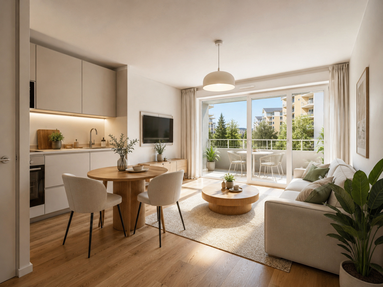 Coup de cœur : Appartement deux pièces entre ville et nature — photo 1