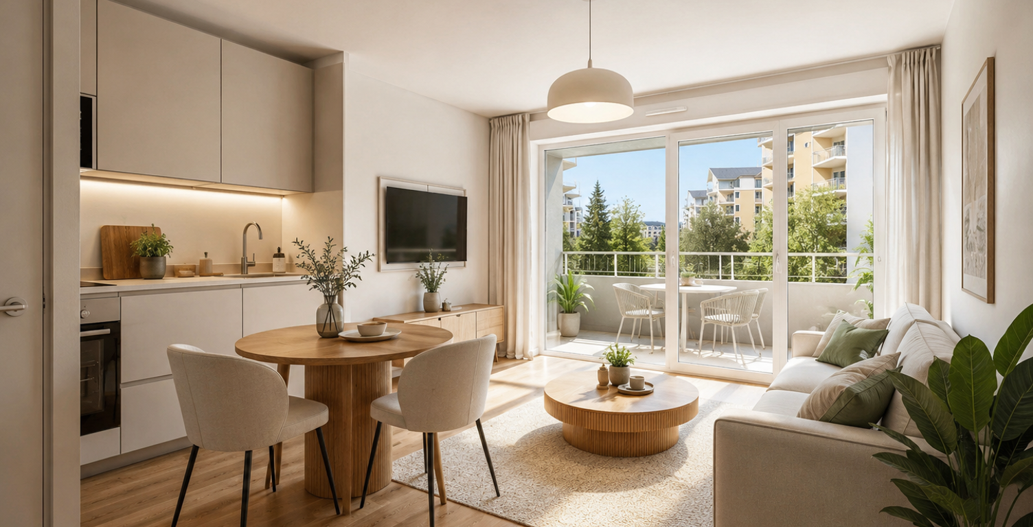 Coup de cœur : Appartement deux pièces entre ville et nature — photo 1