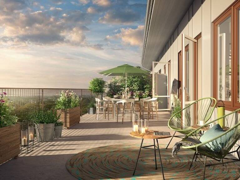 T2 DERNIER ETAGE TERRASSE - FRAIS DE NOTAIRE OFFERTS - LE PLESSIS BOUCHARD — photo 1