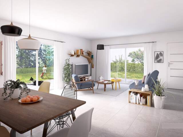 Magnifique rez de jardin, proche de la gare de la Barre Ormesson. Grand jardin de 45 m², exposition — photo du bien