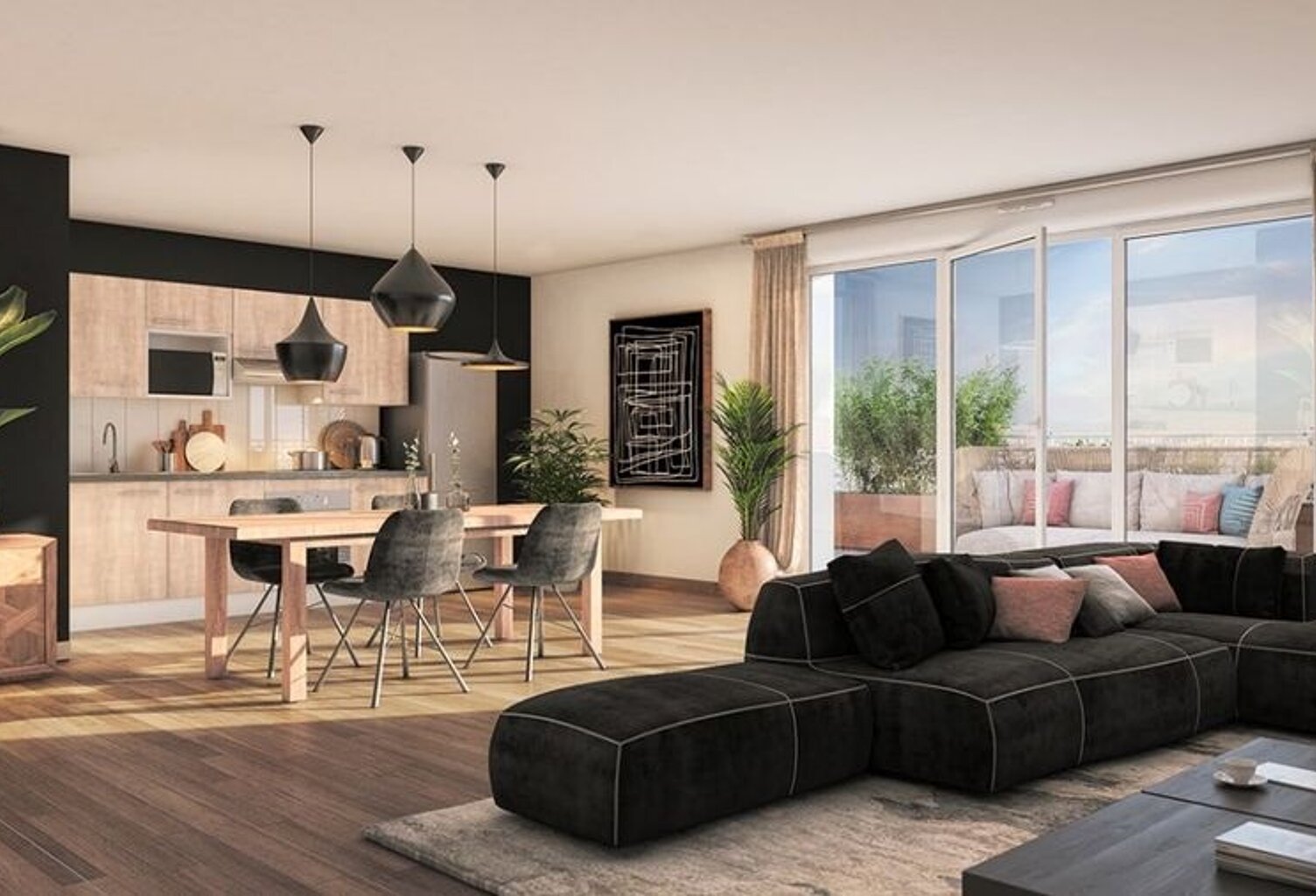 NANTERRE - APPARTEMENT T3 - 64 M² AVEC LOGGIA — photo 1