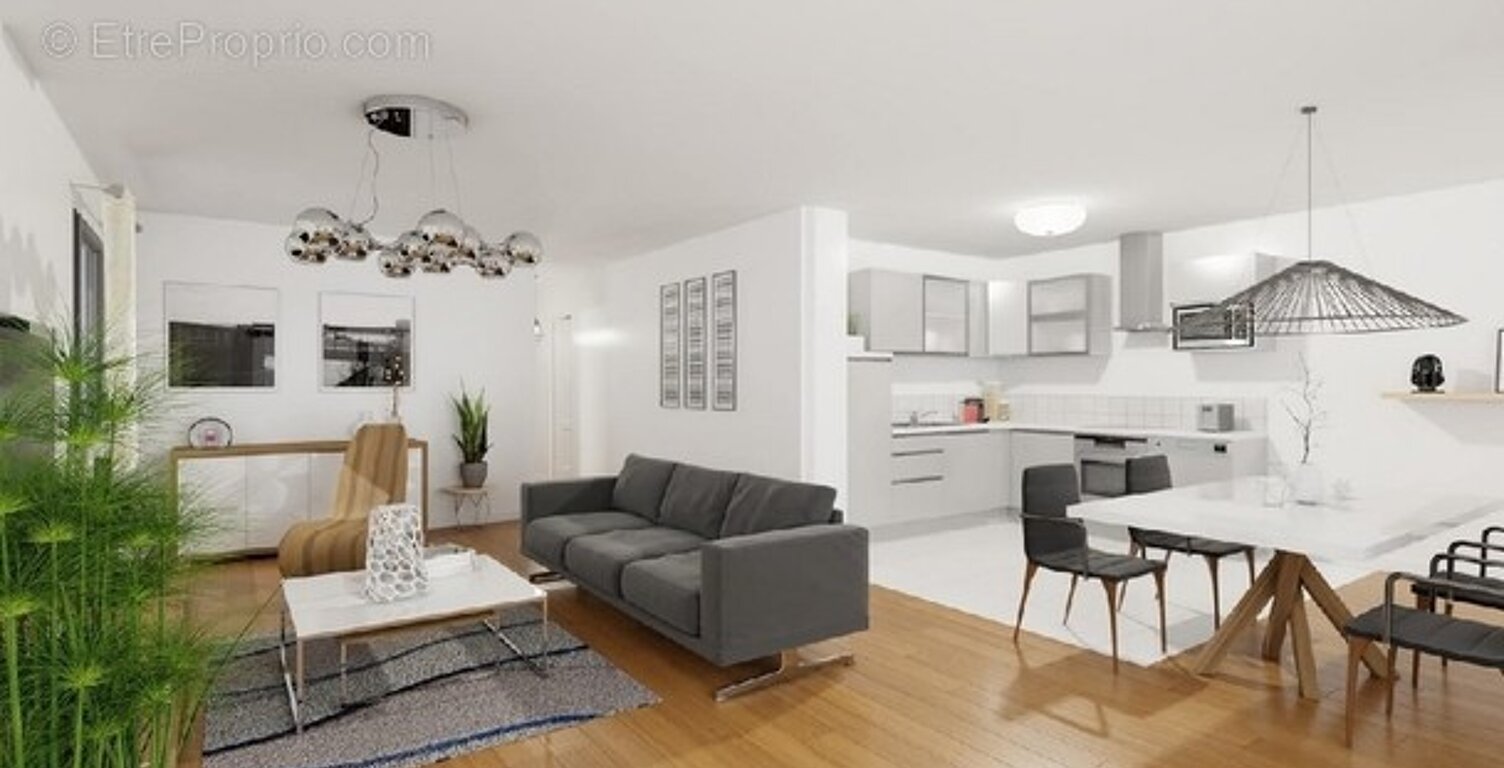 APPARTEMENT T3 AVEC LOGGIA - LOUVRES - QUARTIER DE LA GARE - 61M² - — photo 1