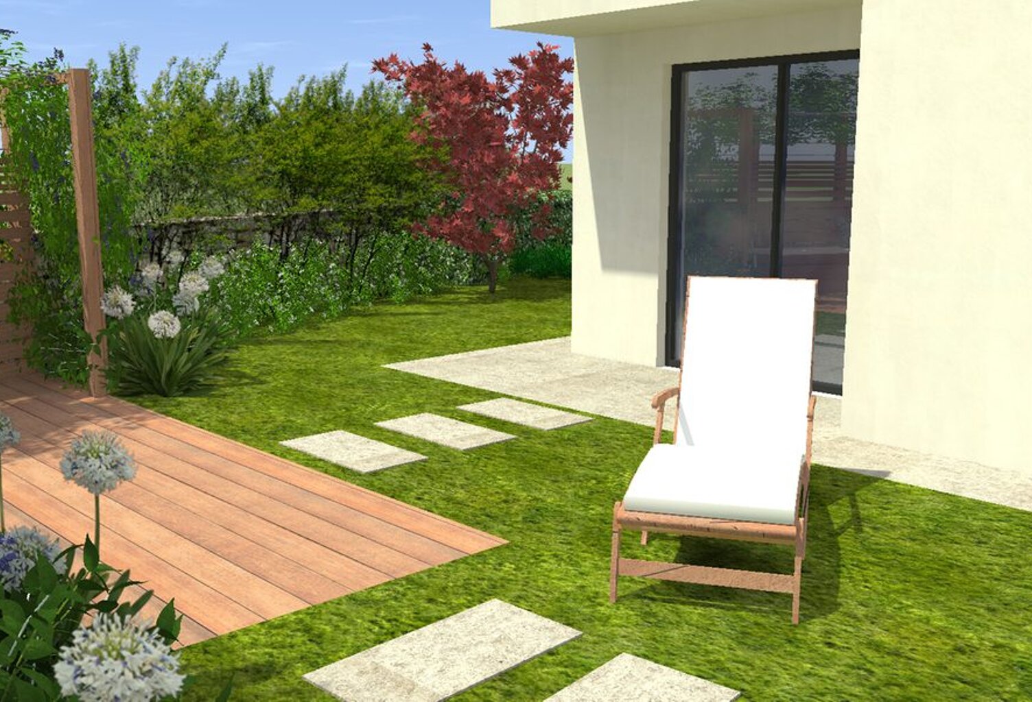 RETOUR DE LOT F2 AVEC JARDIN DE PLUS DE 60m²  — photo 1