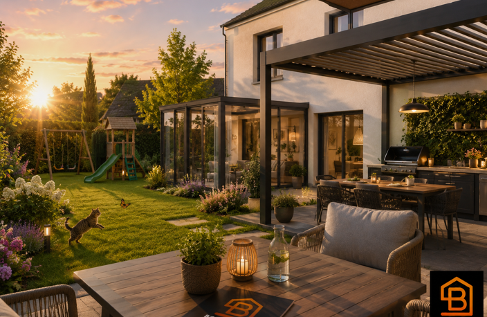 SABLONS : maison 3 pièces neuve avec jardin et deux parkings — photo 2