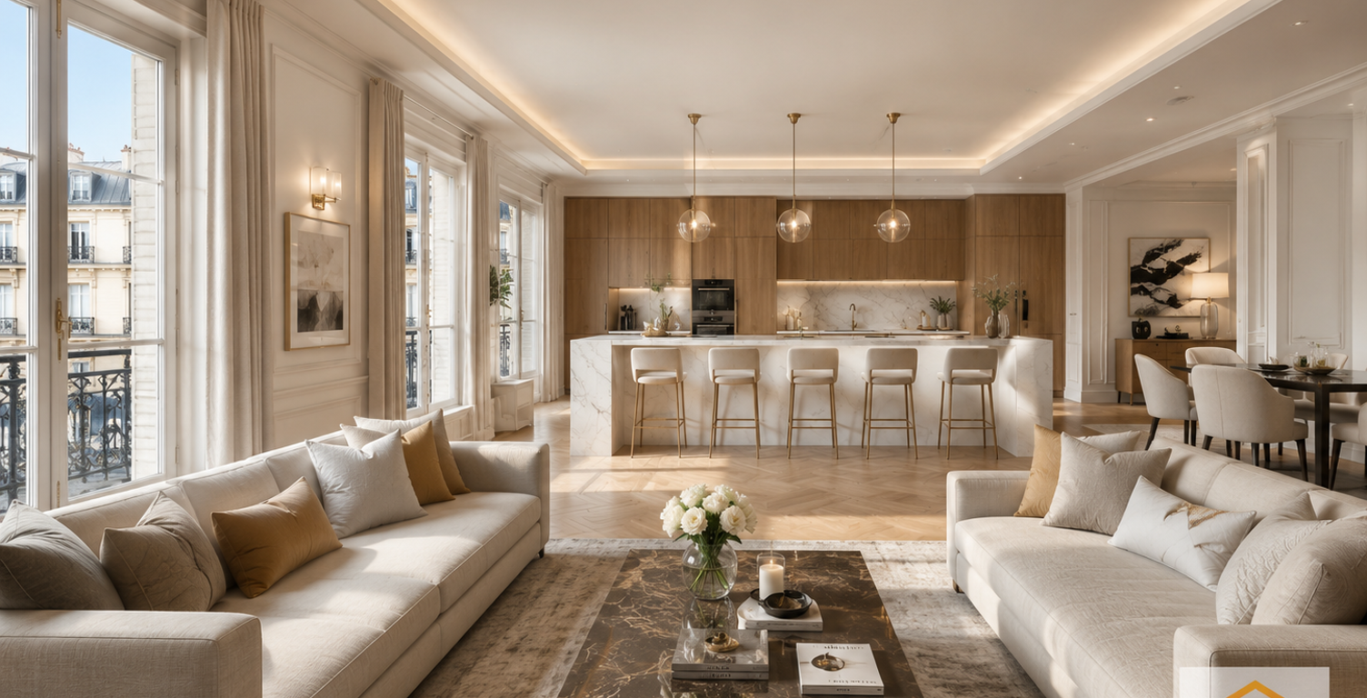 MAGNIFIQUE APPARTEMENT NEUF 4 PIECES TRAVERSANT A 250M GARE RER D — photo 1