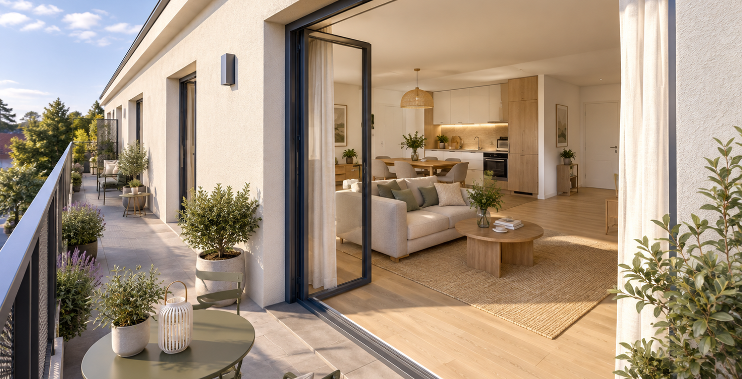 magnifique 4 pièces de 91m² avec terrasse de 35m² r+2 — photo 1