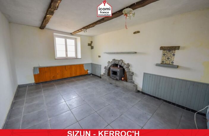 FINISTERE - Sizun (29450) - A VENDRE - MAISON ANCIENNE T3 DE 61M² - 2 CHAMBRES - BEAU POTENTIEL LOCATIF SUR TERRAIN DE 600M² — photo 2