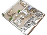 Appartement neuf T3 de 67,71 m² avec grande terrasse et parking – Beaumont-en-Auge (14950) — photo 2