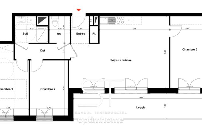 Appartement neuf T4 de 87 m² avec loggia de 18 m² – Pont-l’Évêque (14130) — photo 2