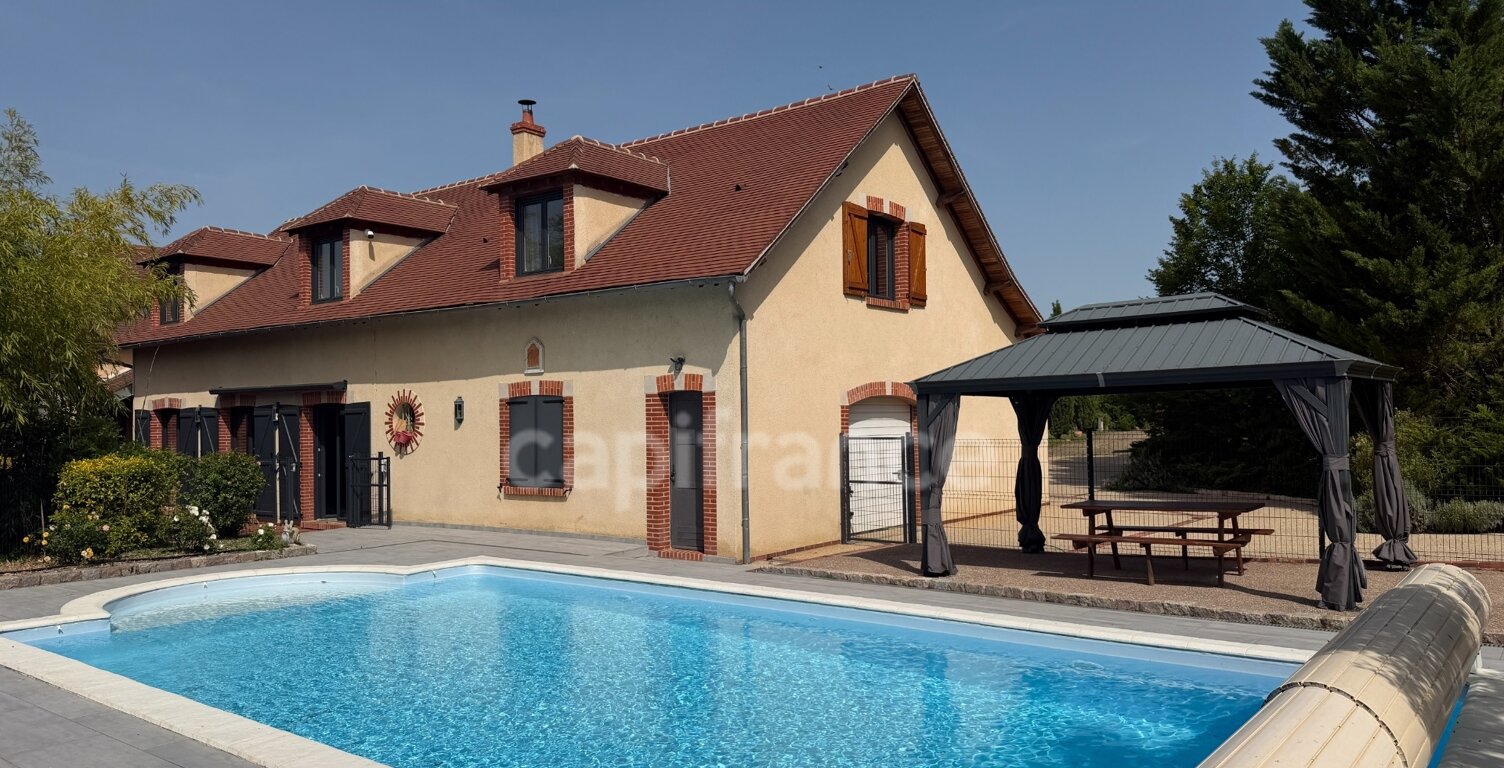 Maison à vendre CHAMPS SUR YONNE (89) Magnifique propriété de 272 m² 6 Chambres Piscine Terrain de 4800 m2 — photo 1