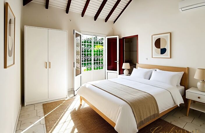 Villa T4 et son appartement T2 à vendre à ABYMES-GOSIER (971), piscine, terrain 1900 m² — photo 2