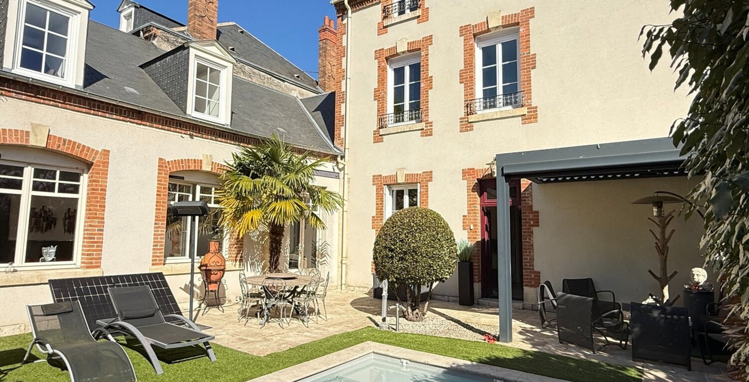 Orleans St Marceau, maison a vendre, jardin et piscine, climatisation, rénovée, parfait etat , coup de coeur — photo 1