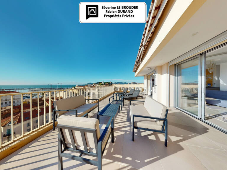 Penthouse 3 pièces 78 m²  - 86 m² de terrasses - Vue mer & Palais des Festivals — photo 1