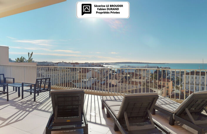 Penthouse 3 pièces 78 m²  - 86 m² de terrasses - Vue mer & Palais des Festivals — photo 3