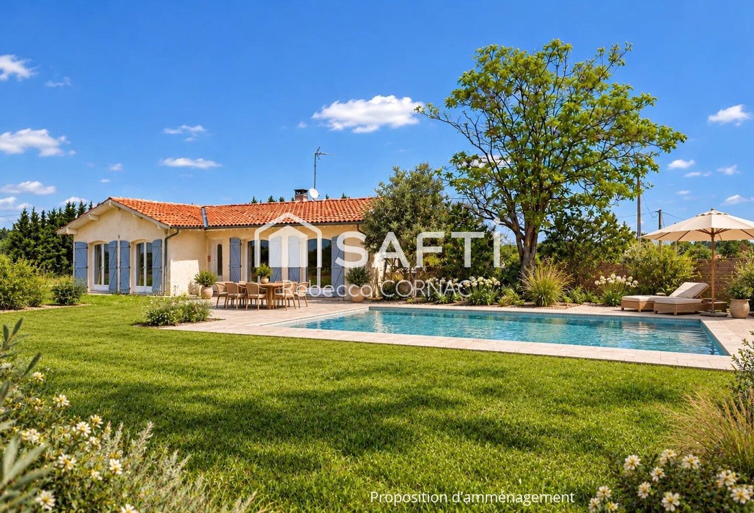 Maison sur 3 000 m² de terrain constructible — photo 1