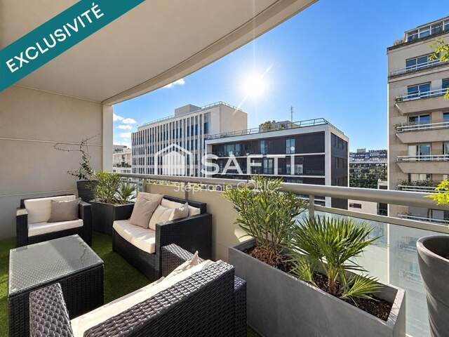 BOULOGNE PROCHE CENTRE  ÉTAGE ÉLEVÉ  GRANDE TERRASSE  TRÈS LUMINEUX — photo du bien