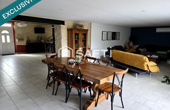 Maison en pierre rénovée, climatisée, quatre chambres, trois salles d'eau , chambre rez-de-chaussée, grands volumes, jardin, piscine, dépendances! — photo 2