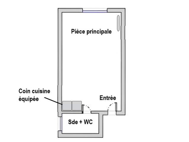 Vente Appartement 1 pièce — photo du bien