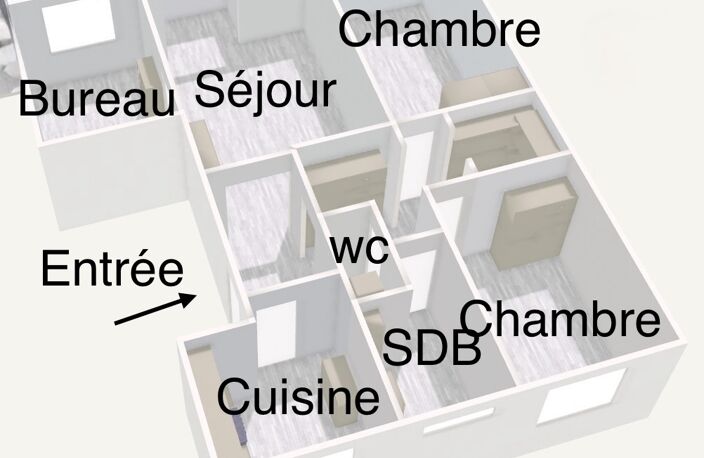 Vente Appartement 4 pièces — photo 2